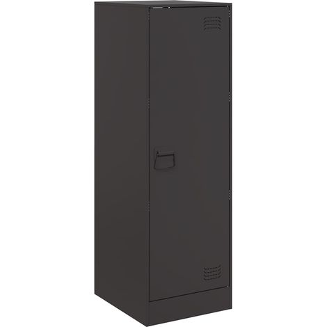 Maison Exclusive - Credenza Nera 34,5x39x107 cm in Acciaio (1/5)