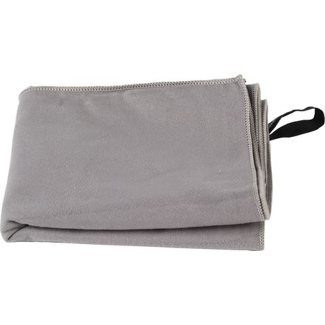 Toalla absorbente y de secado rápido para superdeportes, gimnasia, natación, camping, senderismo, 100 x 30 cm, gris (1/5)