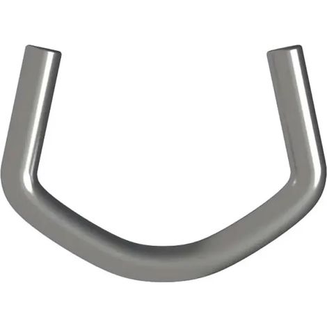 30 Clips en Acier pour Grillage Rouleau - Forme C 1,8 x 1 cm (1/3)