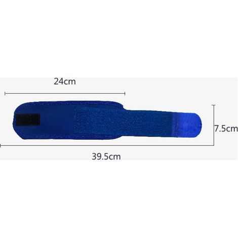 Verstellbare elastische Handgelenkbandagen, atmungsaktive Gewichtheber-Handgelenkbandage für Fitnessstudio (blau) (1/5)