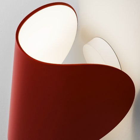 Applique murale moderne à LED, applique murale pivotante, lumière de vanité de salle de bain, lampe de lecture de chevet, intérieur chambre salon couloir escalier patio jardin applique murale - rouge (1/3)