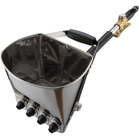 Intonacatrice – Capacità circa 3,7 l, Pressione di esercizio 6-10 bar – Pistola per malta multiuso – Intonacatrice, Spruzzatrice per intonaco, Pala per stucco