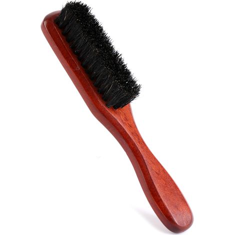 Cepillo para barba con mango de madera. Compatible con todos los bálsamos y aceites para barba. Suaviza la barba y favorece su crecimiento.