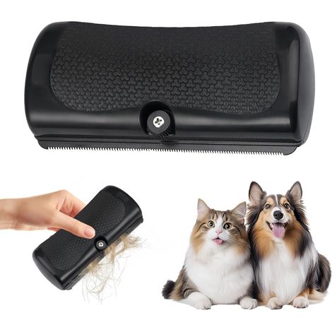 Cepillo para el cuidado del perro con mango cómodo para pelo largo y corto, elimina eficazmente el pelo suelto y reduce la caída.
