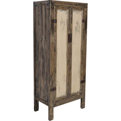 Armario de madera marrón 80x48x190h cm (1/5)