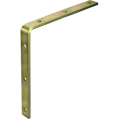 Lastrine angolari 180 x 180 mm. - zincate giallo - 1 pz.