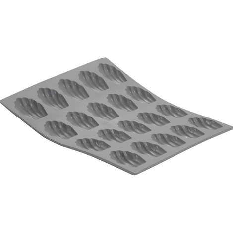 De Buyer - Moule pour 20 mini madeleine en silicone elastomoules (1/2)