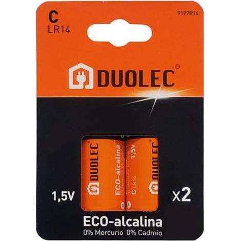 PILA ALCALINA C - LR14 BL.2 DUOLEC - EHLIS
