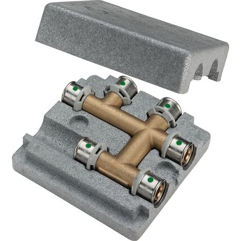 Viega Sanfix Fosta Sanfix P-T de cruce, d1 20, d2 16, d3 16 Latón Modelo 2149, 477592