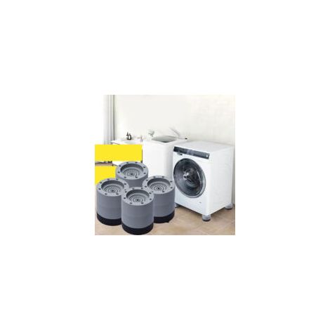Tapis antichoc pour pieds de machine à laver, rehausseur amortisseur hauteur 6 cm (1/3)