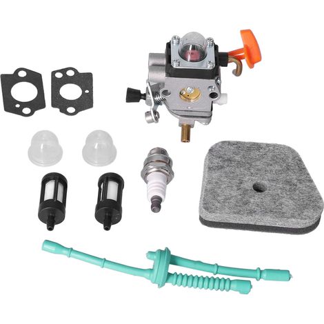 10 Pièces Carburateur Aluminium Moulé Filtre à Essence pour Débroussailleuse STIHL (1/5)