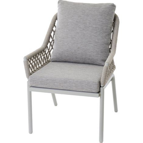 Siena Garden Chester Comfort+ Sessel matt seidengrau/taupe-grau