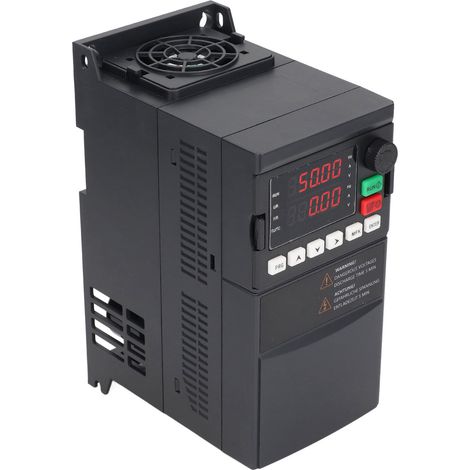 Variateur de fréquence SAKO, boîtier ABS, double affichage numérique, monophasé/triphasé, 220 V, 2,2 kW (1/5)