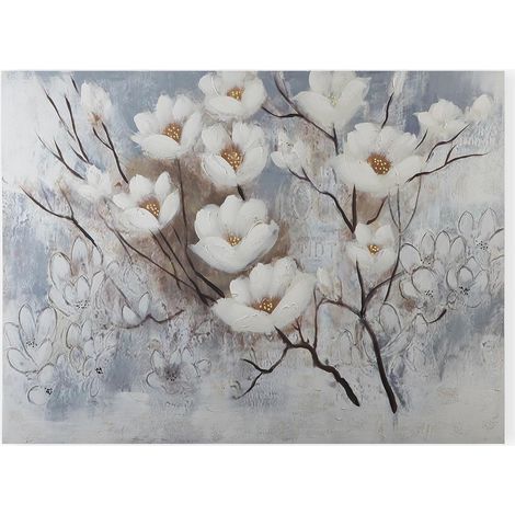 Rahmen Blumen Leinwand (2,8 x 90 x 120 cm)