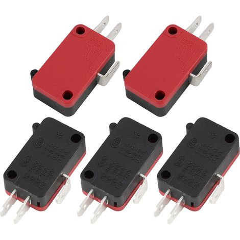 Micro-Interrupteurs V-16-1C25 16A 250V AC - Interrupteurs à Bouton de Haute Qualité pour Applications Électroniques,micro interrupteur de fin de course,interrupteur de fin de course (5 Pièces) (1/5)