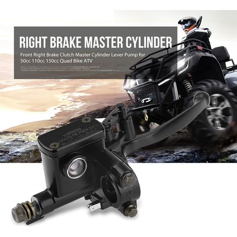 7/8" rechter vorderer Kupplungs- und Bremszylinder-Pumpenhebel für 50ccm, 110ccm und 150ccm ATVs (1/5)