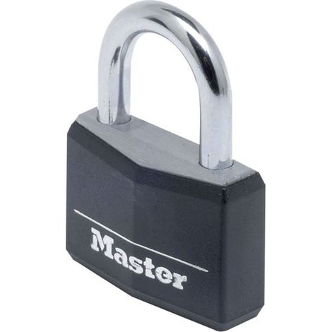 Cadenas de aluminio de 40 mm negro Bl - Master Lock