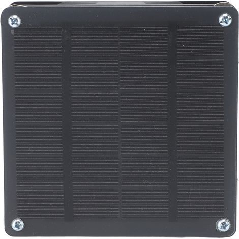 Ventilateur de panneau solaire monocristallin 3W 6V, Angle réglable, évent silencieux pour poulailler et serre (1/5)