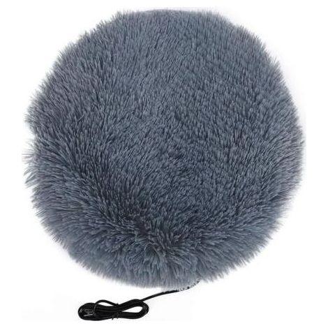 BARKBUSTERS Coussin Chauffant pour Animaux de Compagnie en Peluche Chats et Chiens Couverture chauffante électrique lit pour Animal de Compagnie Tapis Chauffant d'hiver(Une) (1/5)