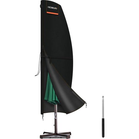 Ampelschirm Schutzhülle 230cm wasserdicht, UV-beständig, mit Stab (1/5)