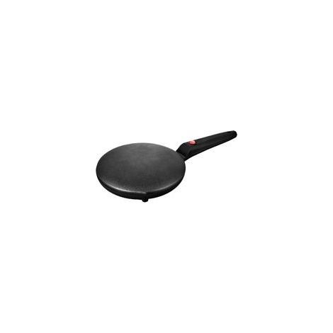 Crêpière instantanée de 20,3 cm - Poêle électrique antiadhésive - Contrôle automatique du thermostat - Longue poignée - Portable - Pour crêpes et chapati (taille unique) (1/5)