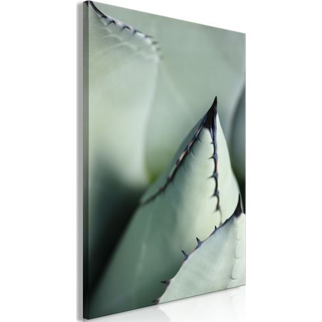 Tableau Imprimé "Green Spikes" 60 x 90 cm (1/2)