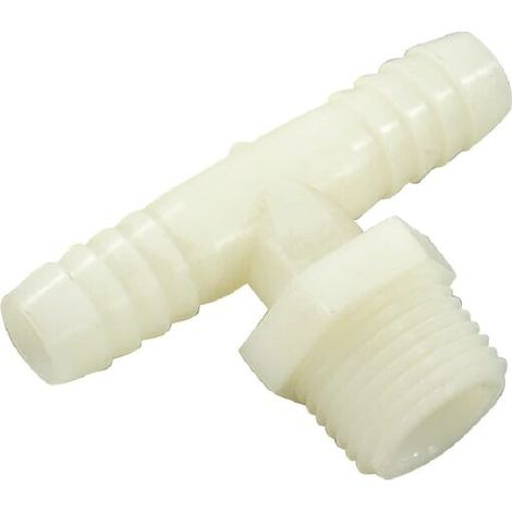 Racor en T 1x macho + 2x Boquilla 1/2" HYPRO 33T12T (1/2)