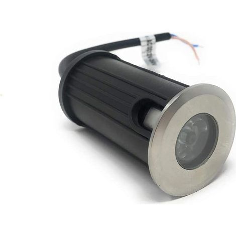 Faretto incasso segnapasso 1 led 1 watt luce bianca 6500k calpestabile da esterno giardino 12V IP68 (1/2)