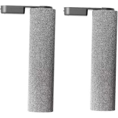 Accessoires pour rouleau de brosse principale d'origine : brosse à poils souples pour autolaveuse de sols Roborock Flexi Lite (2 pièces). (1/5)