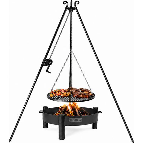 CookKing Schwenkgrill Set Haiti 2 mit Feuerschale, Dreibein und Grillrost (1/5)