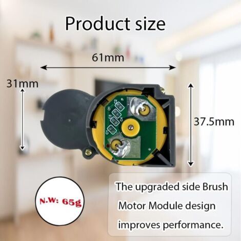 NALOOKAMIC Ytaland Module moteur de brosse latérale pour iRobot Roomba 500/600/700/800/900 i3 i7 e5 e6 e7 530 560 570 620 650 694 780 900 860 870 880 890 900 60 98 Série 0, pièces de rechange pour asp (1/3)