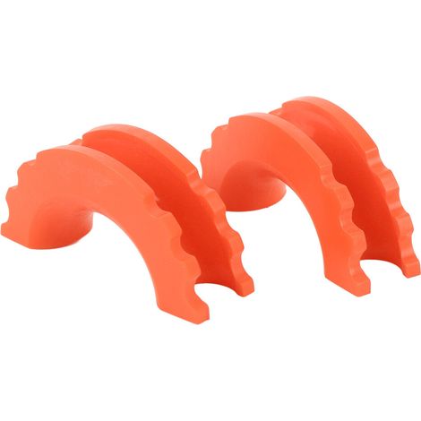 Kit di rondelle antivibranti per grilli ad anello a D da 3/4 di pollice, nero e arancione