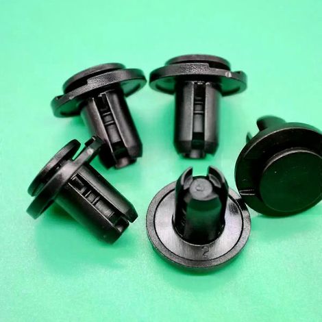 Lot de 10 colliers de fixation en nylon pour grille de calandre Honda Civic Acura (trou de 10 mm) (1/5)