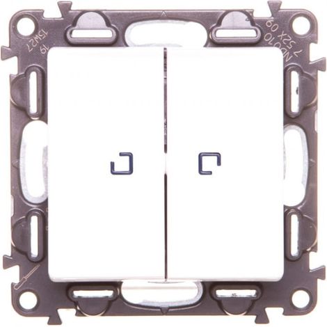 Interruttore per scale Valena Life con illuminazione, bianco 752109