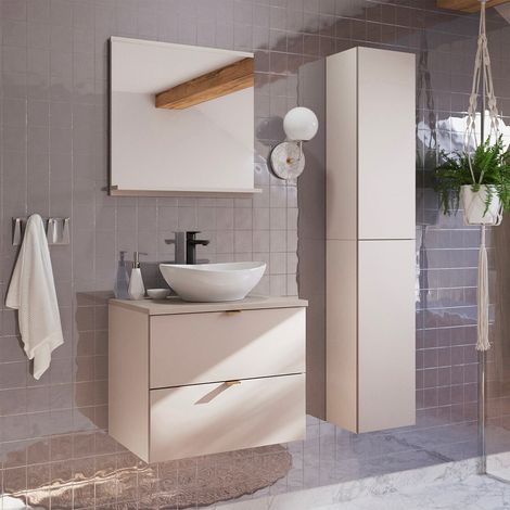 Set di mobili da bagno con lavabo Azel cachemire 60cm (1/5)