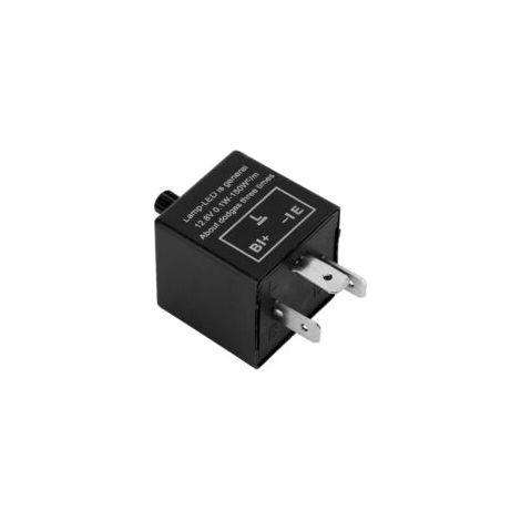 Montagehalterung für ein einstellbares 12V 3-poliges LED-Blinkerrelais, verwendet für Blinkeranzeigen.