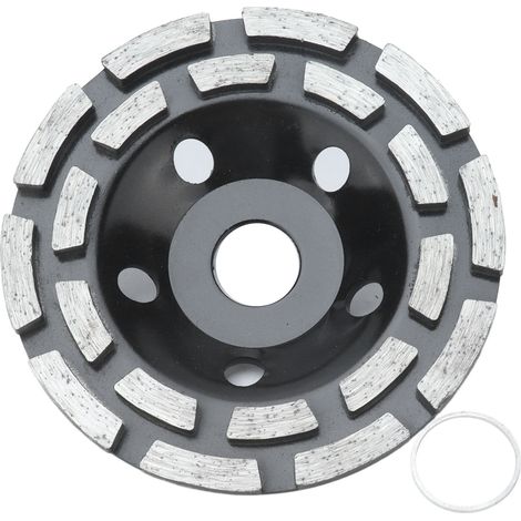 Diamond Grinding Wheel Grinder Disc Low Vibration Set Kit Black for Stone ConcreteDiameter 125mm