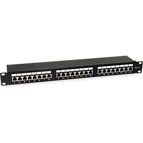 Equip 326425 Patchpanel 24 Ports Schwarz