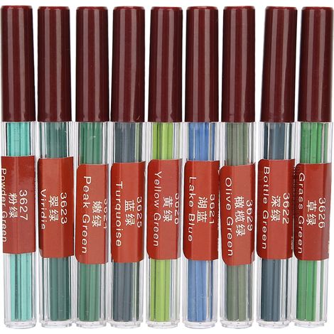 Mines de portemine colorées 2.0mm pour dessin d'anime et conception technique, recharge de crayon automatique (1/5)