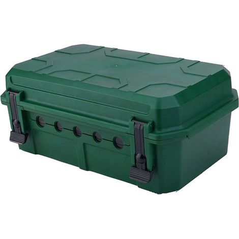 Boîte de Protection étanche de branchements électriques extérieure résistant aux intempéries IP55 avec 5 Sorties de câbles (de 7,5 mm à 12,4 mm), Vert (1/5)