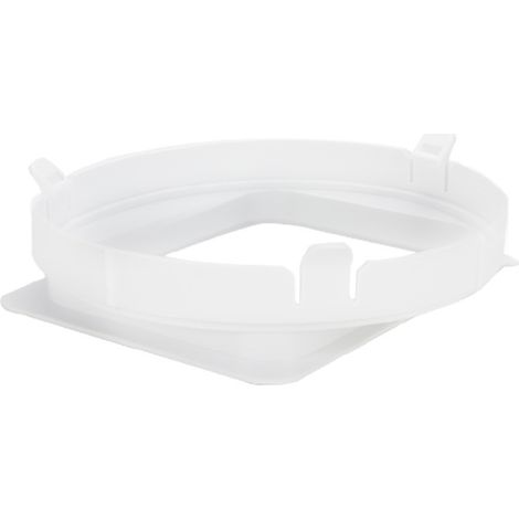 Connecteur d'évacuation pour climatiseur mobile – Adaptateur d'interface pour corps d'appareil – Bague de verrouillage – Diamètre 160 mm (16 cm) – Compatible avec la série Midea KY-25 – Blanc. (1/2)