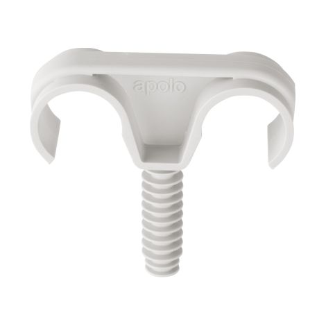 Doppio collare Taclip FTD 22 nylon - Diam. 20-23 - Confezione da 50 - CELO - 922FTD