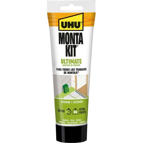 UHU Montakit Ultimate Montagekleber – Tube 165 g, Packung mit 12 Einheiten