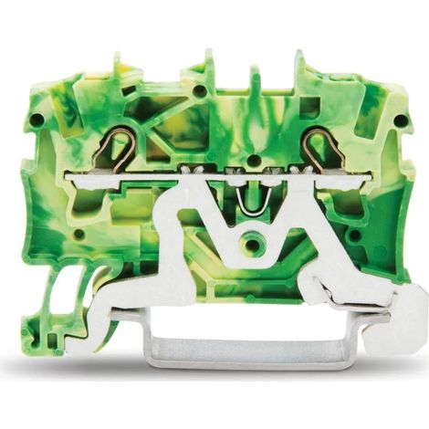 Wago 2001-1207 Protection terminal for 2 conductors - 1.5 mm≤ - for Ex e II applications - for 35 x 15 and 35 x 7.5 rail - Pu