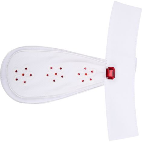 Reitsport-Krawatte, vorgebundene Krawatte mit Brosche, Baumwollkrawatte, Reitsport-Accessoire (1/5)