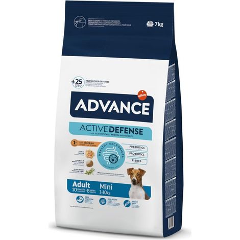 Pienso ADVANCE mini adulto, con pollo 7 kg