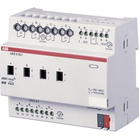 Module 4 Sorties Régulation d'Éclairage 16A Mrd 2CDG110088R0011 ABB 588311