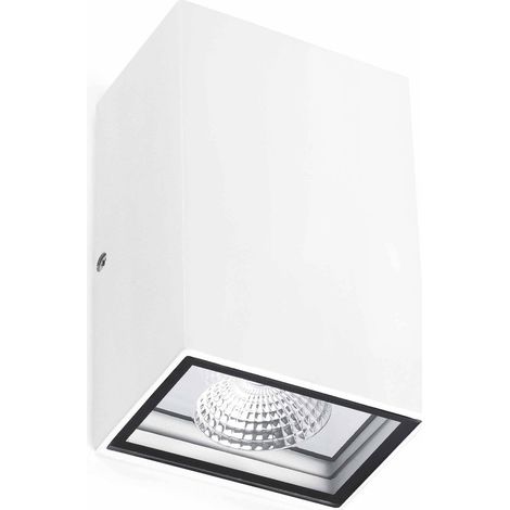Faro Crata - Applique Murale Extérieure LED Blanc IP54