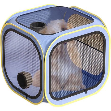 Boîte de séchage pour Animaux Cage de séchage Pliable pour Chien  Boîte de séchage automatique pour chats Pour bain chiot, toilettage, maison, extérieur (1/5)