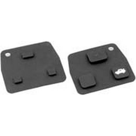 1PZ PULSANTINI IN GOMMA PER COVER CHIAVI AUTO TOYOTA TOYRS8 - TOYRS8 - 3 bottoni